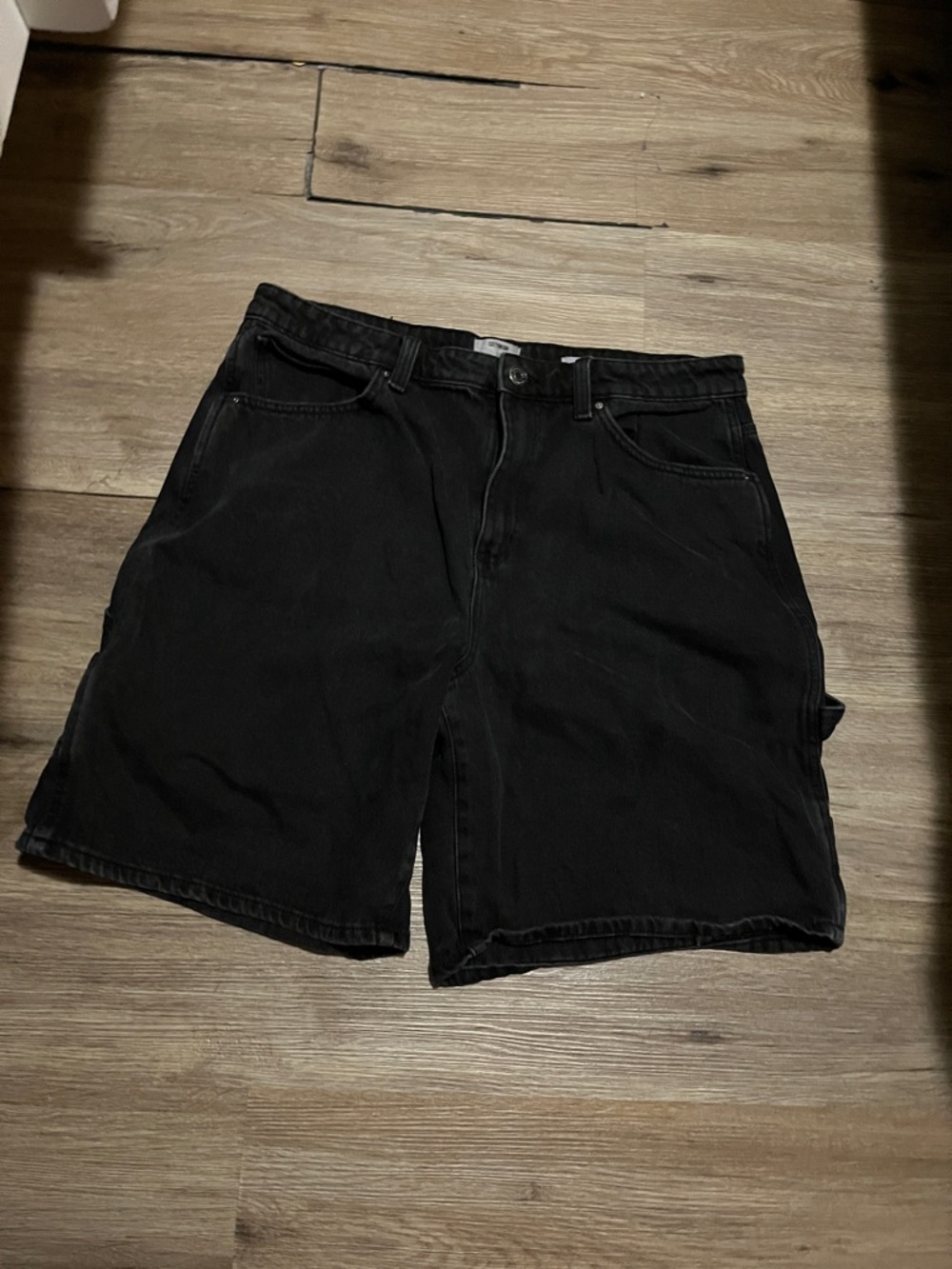 Cotton On Black Men's Jean Shorts
